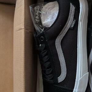Vans Black and Gray Canvas Shoes
